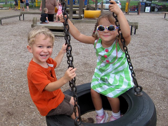 IMG_1897 - Version 2.jpg - Enjoying the tire swing at Funway Park to celebrate Zak's 4th Birthday.